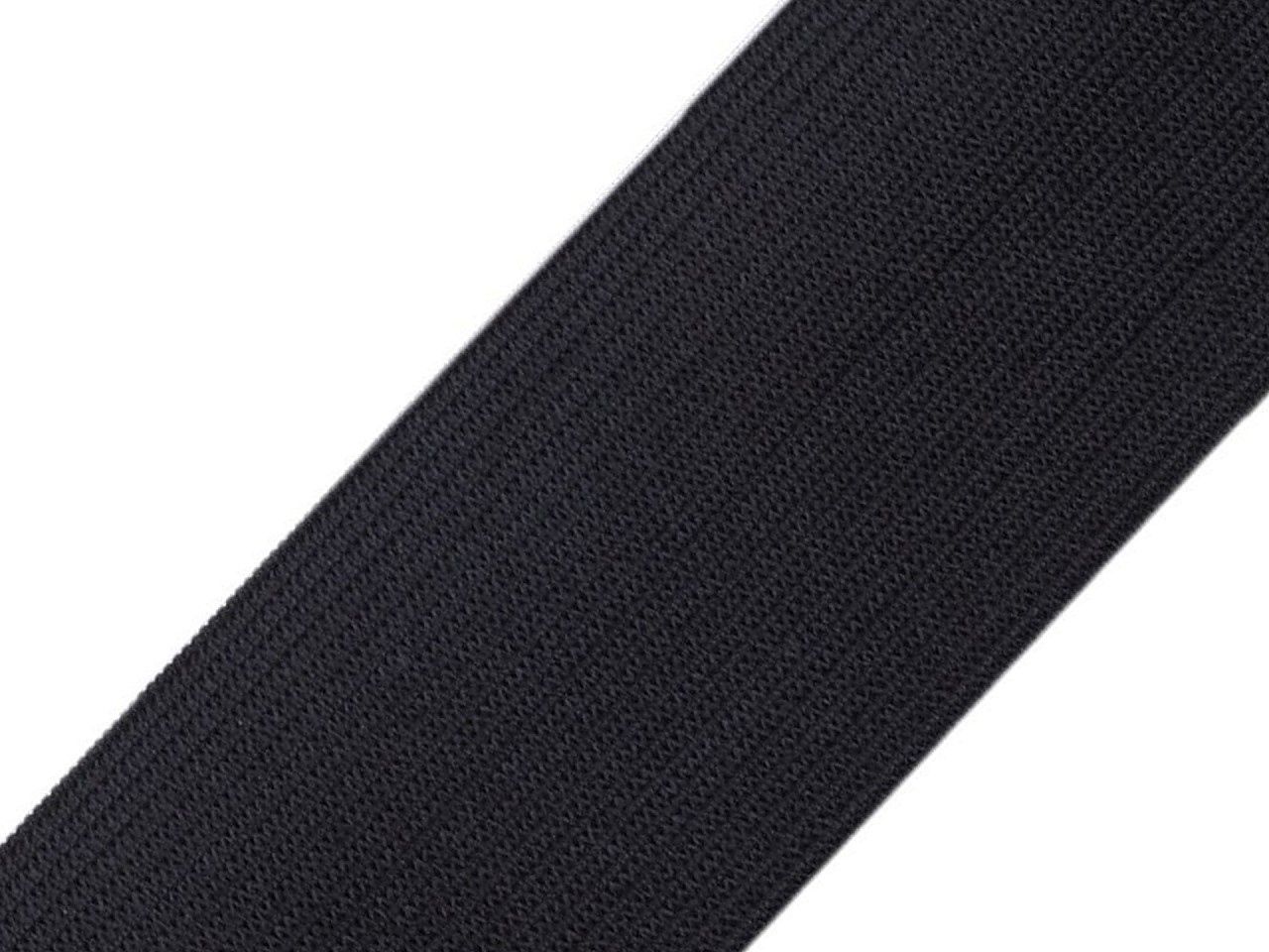 Pruženka hladká šíře 60 mm tkaná, barva 2 černá