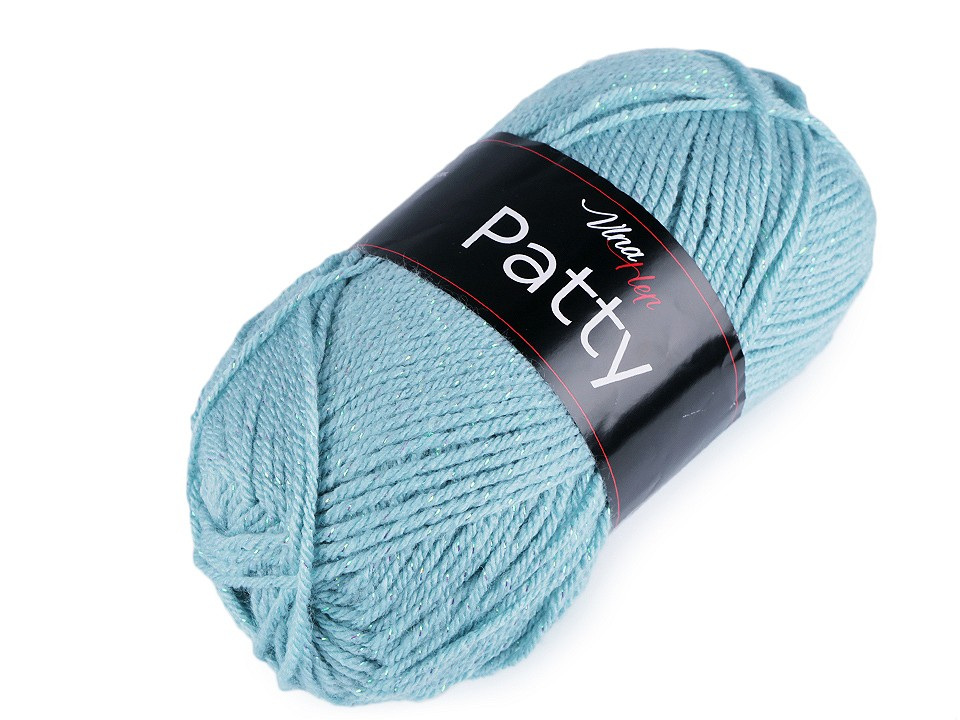 Pletací příze Patty 100 g, barva 7 (4083) modrá tyrkys