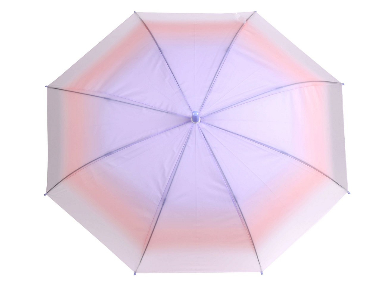 Dámský vystřelovací deštník ombré, barva 2 fialová nejsvětlejší