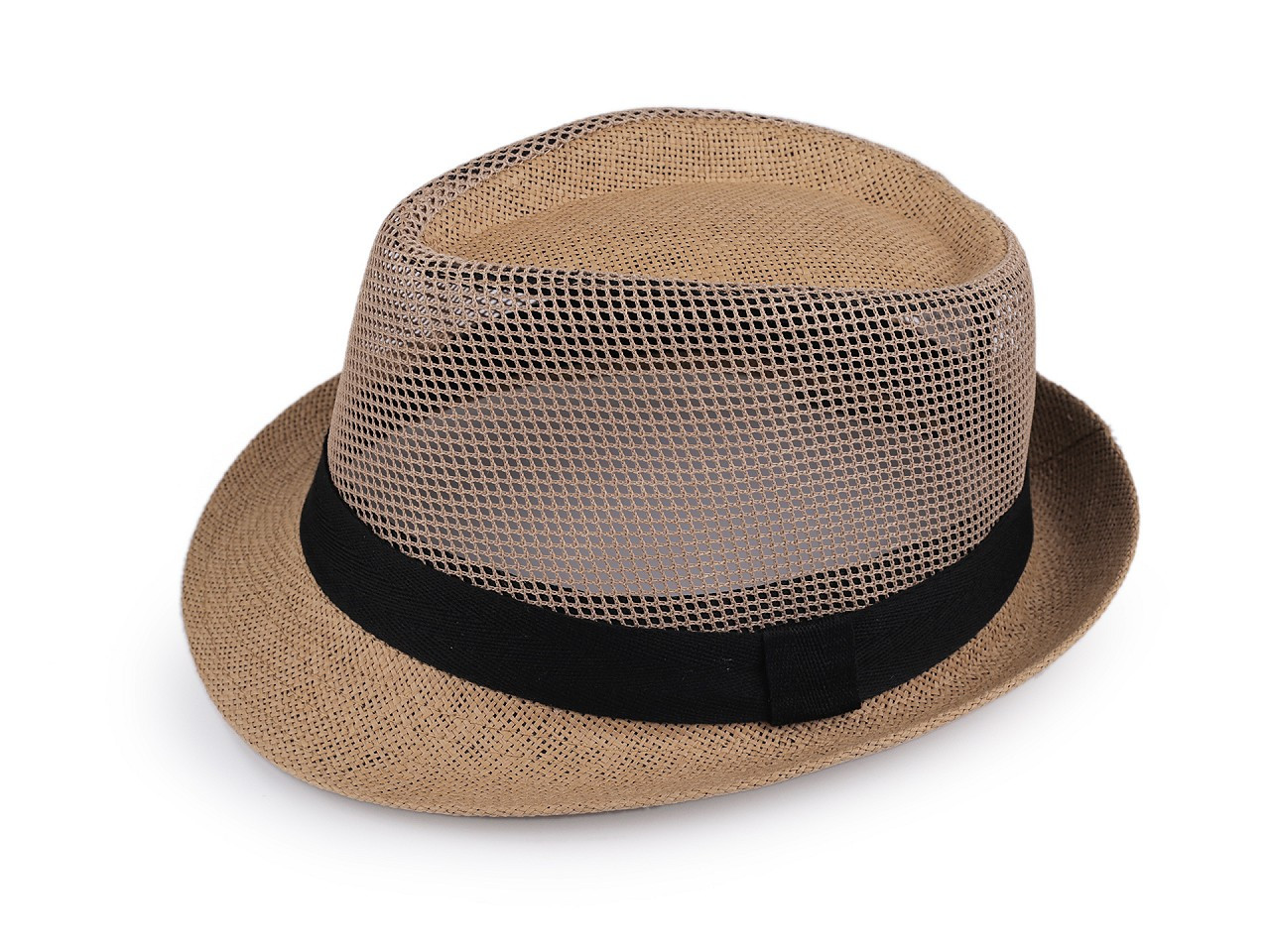 Letní klobouk / slamák unisex, barva 12 přírodní tm.