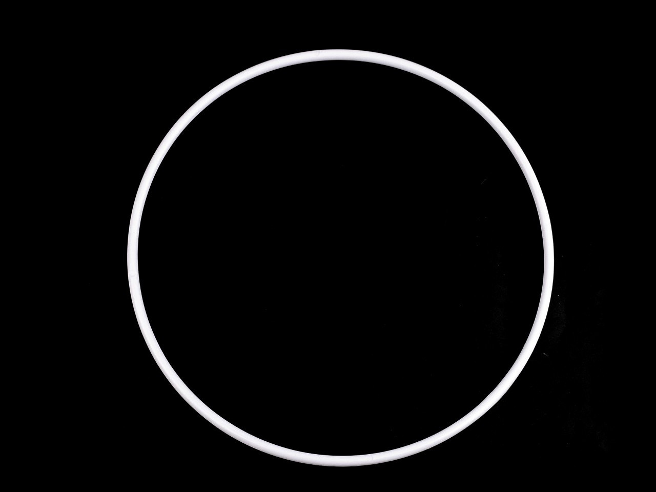Plastový kruh Ø21; 26 cm, barva 2 (26 cm) bílá