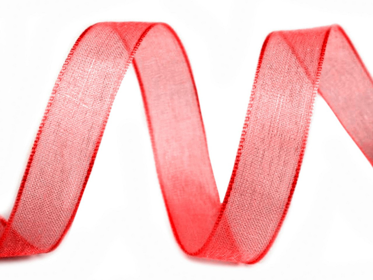 Monofilová stuha šíře 20 mm, barva 1026 červená