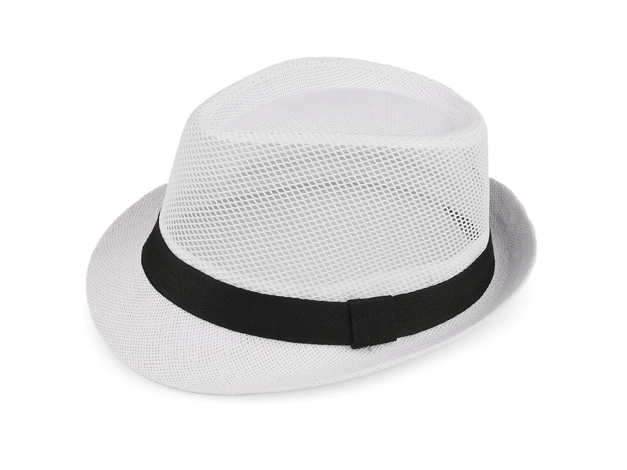 Letní klobouk / slamák unisex, barva 14 bílá
