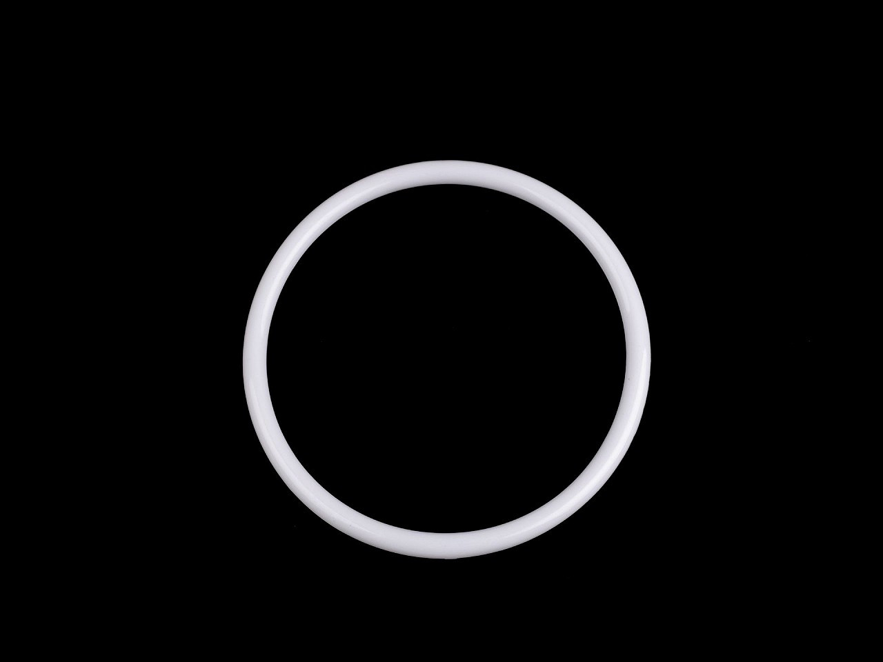Plastový kruh Ø11; 14,5 cm, barva 1 (11 cm) bílá