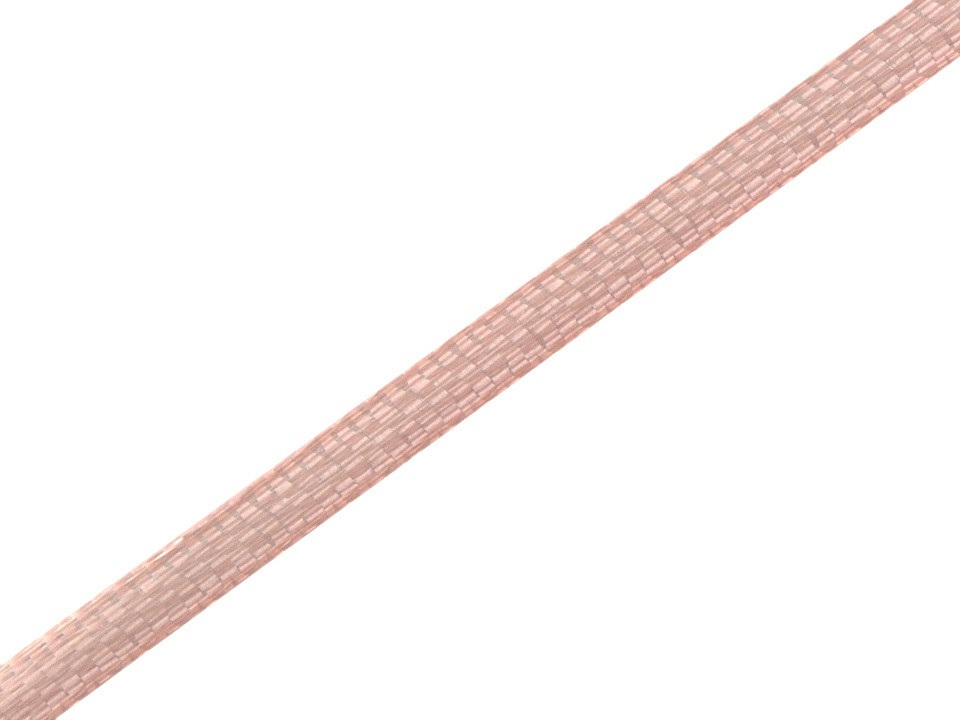 Atlasová stuha šíře 3 mm, barva 41 růžová lasturová