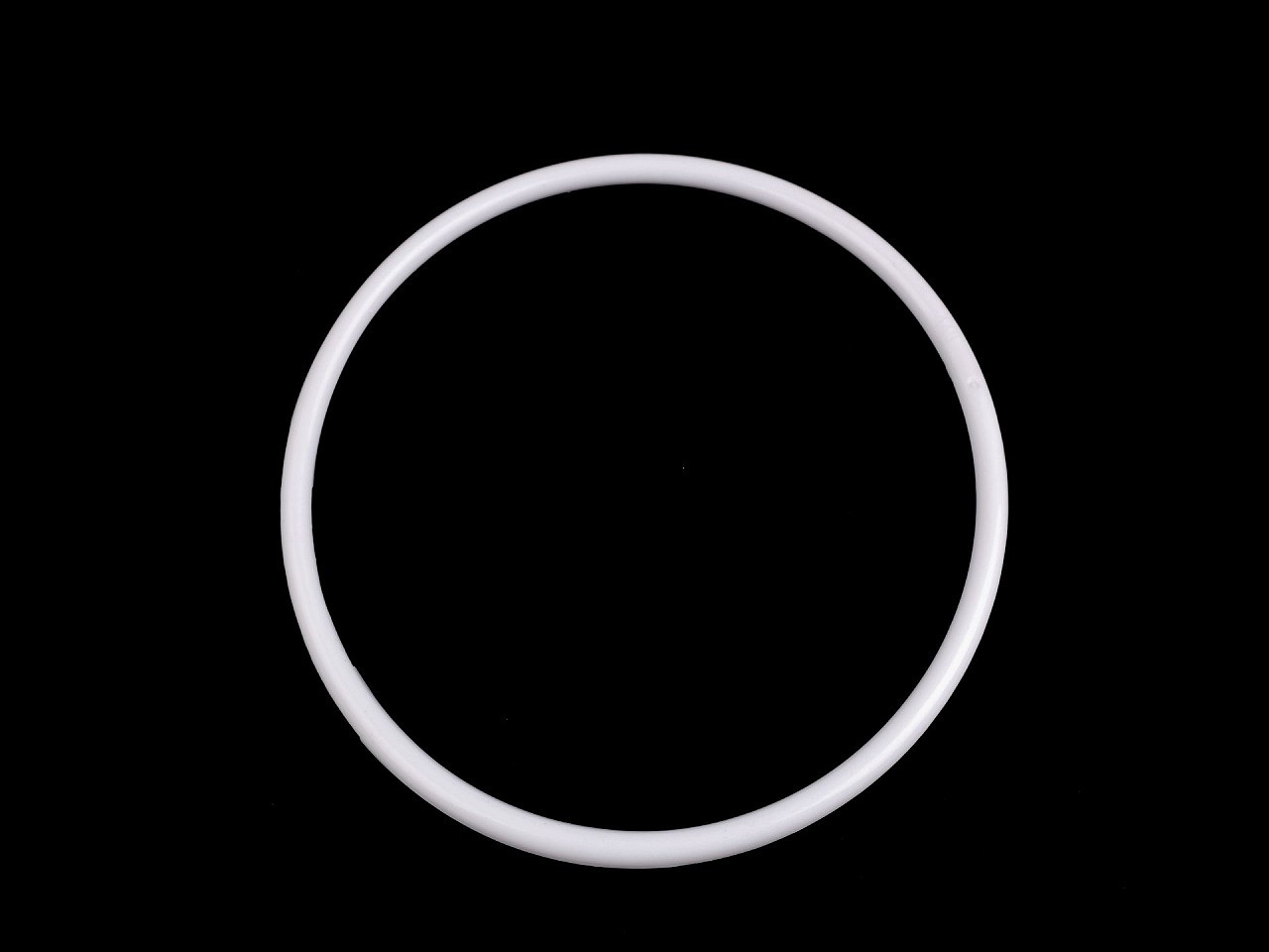 Plastový kruh Ø11; 14,5 cm, barva 2 (14,5 cm) bílá