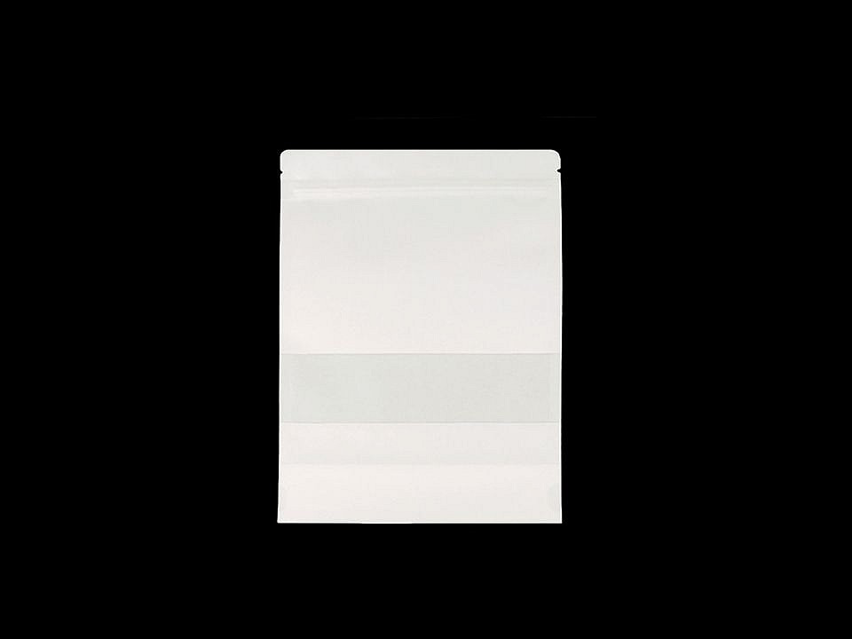 Sáček s průhledem bílý, malý, barva 1 (10 x 15 cm) bílá