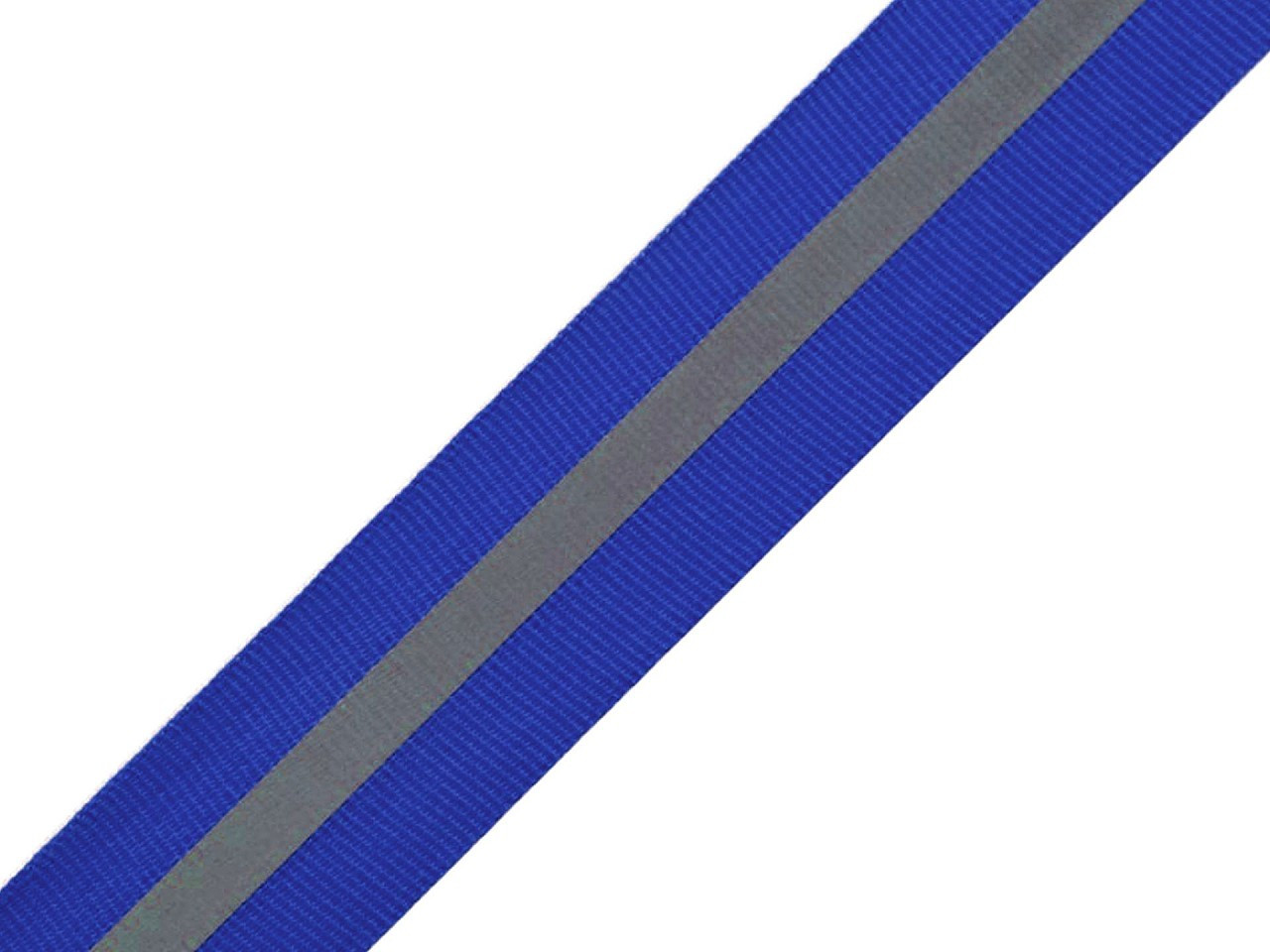 Reflexní páska šíře 30 mm na tkanině, barva 5 modrá kobaltová
