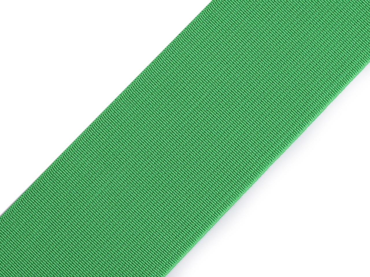 Pruženka hladká šíře 50 mm tkaná barevná, barva 4859 zelená