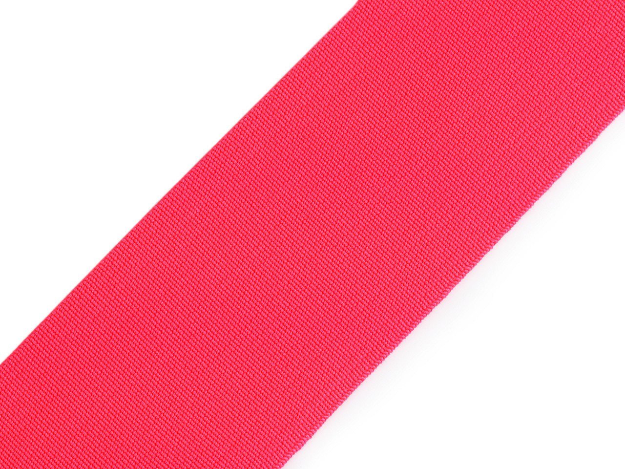 Pruženka hladká šíře 50 mm tkaná barevná, barva 1410 růžová neon