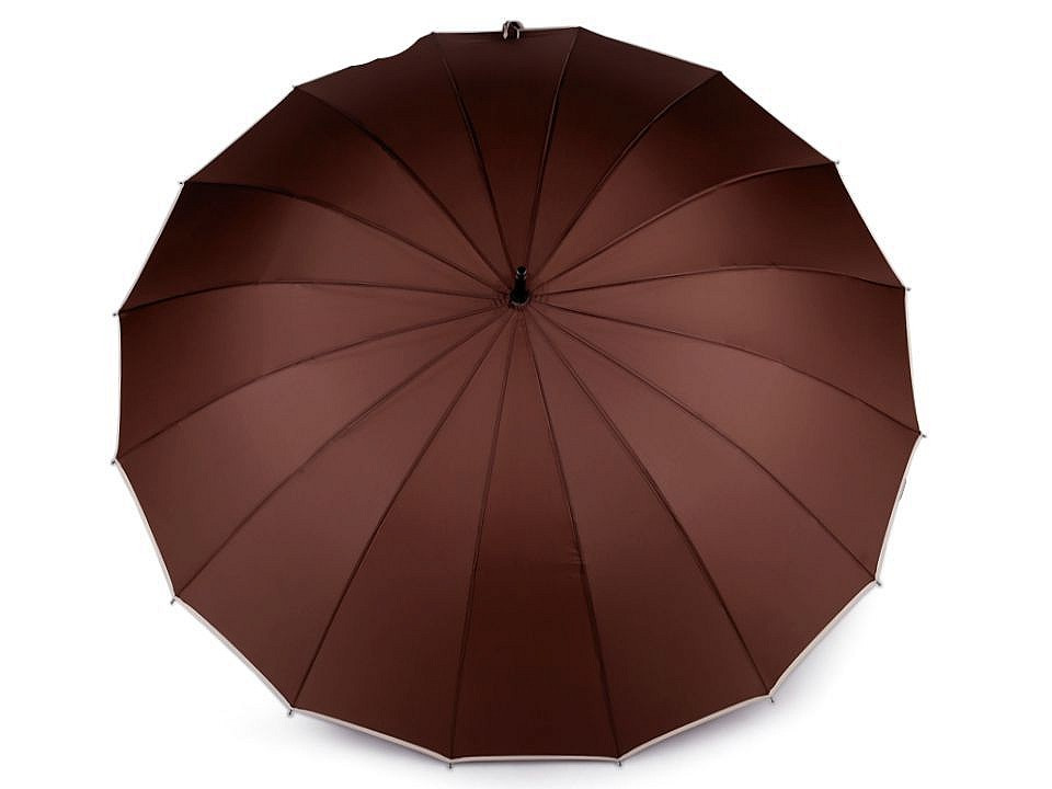 Velký rodinný deštník, barva 6 hnědá