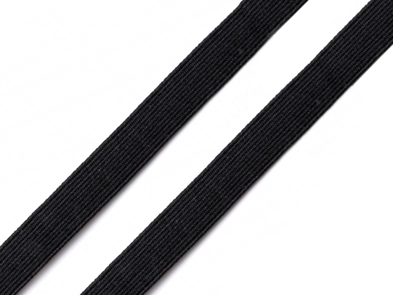 Prádlová pruženka šíře 9-10 mm, barva Černá