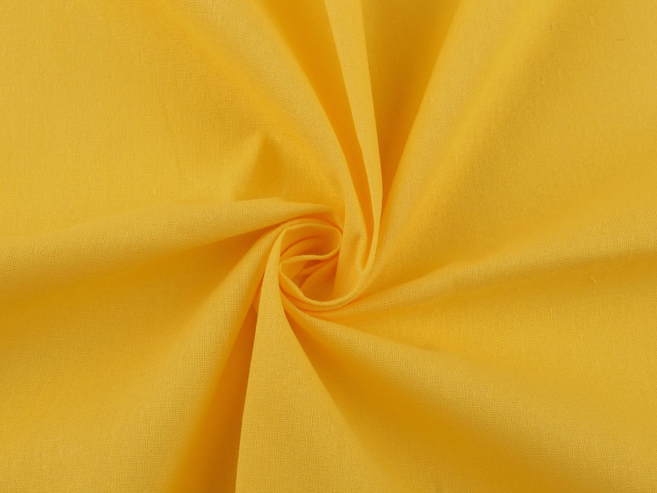 Bavlněná látka / plátno jednobarevná, barva 31 (3) žlutá žloutková