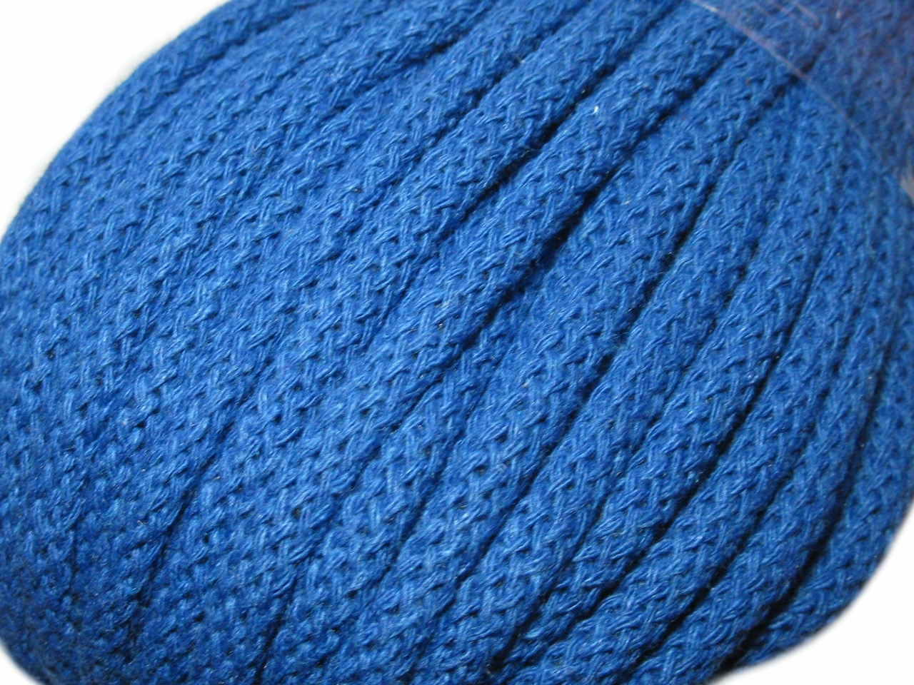 Šnůra oděvní Ø 5mm BAVLNA, barva 340 Modrá