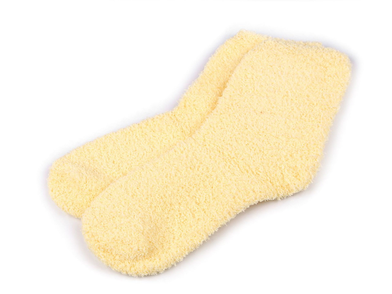 Dámské / dívčí froté ponožky, barva 1 vanilková světlá