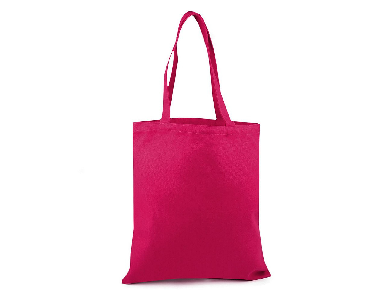 Textilní taška bavlněná k dotvoření 35x39 cm, barva 8 (009) růžová malinová