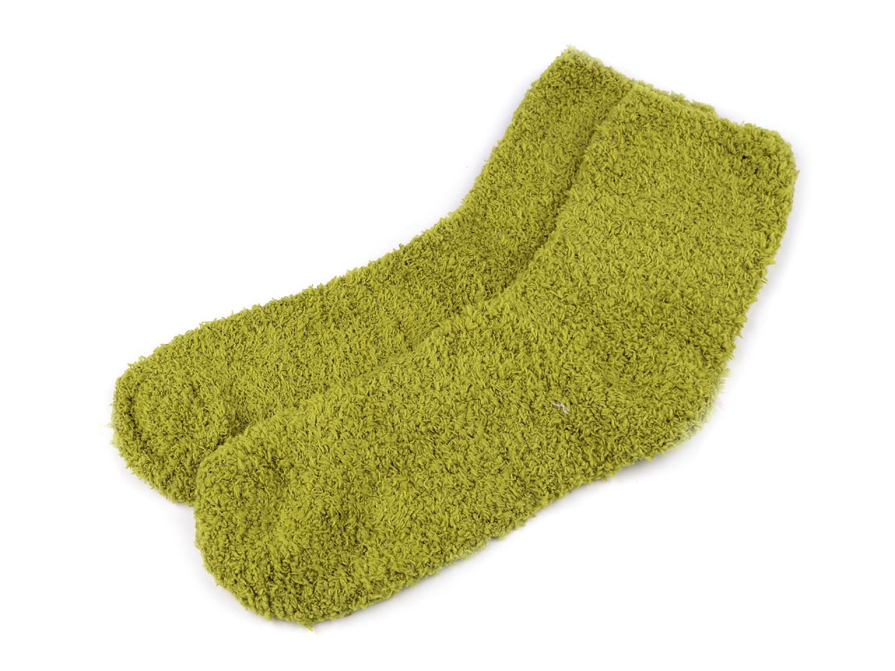 Dámské / dívčí froté ponožky, barva 6 zelená jablková