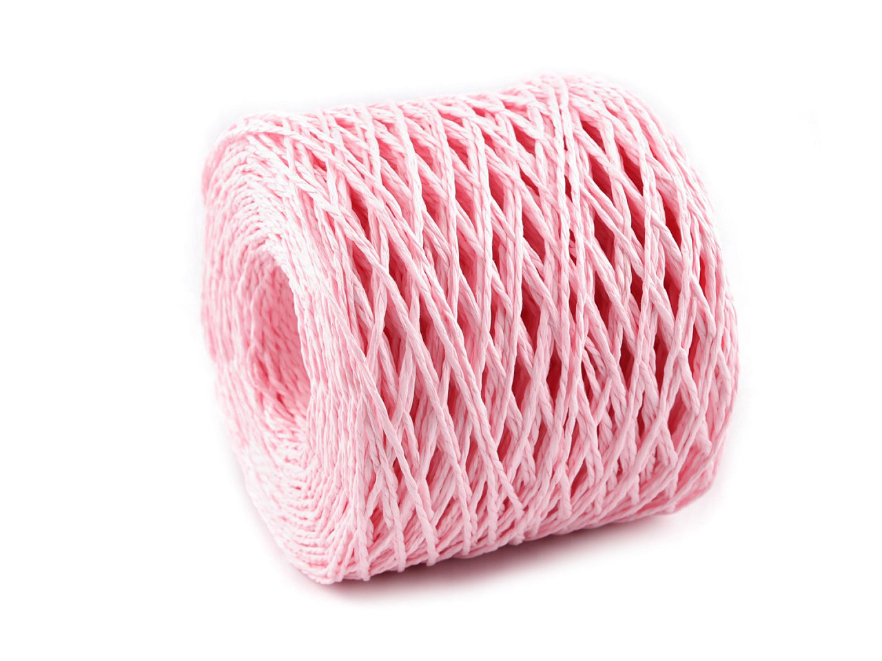 Lýko rafie k pletení tašek Ø1,5 mm, barva 5 růžová sv.