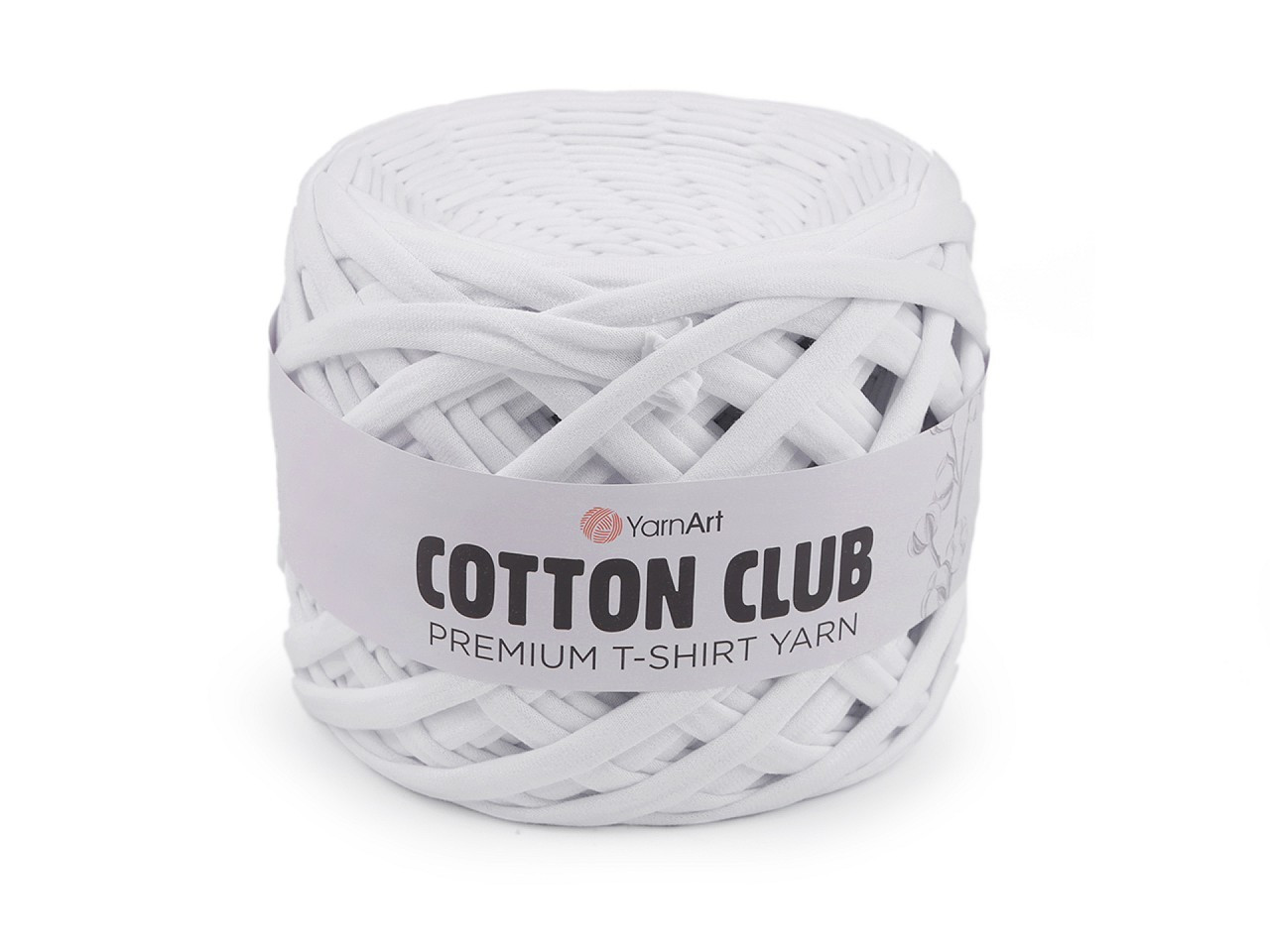 Pletací příze Cotton Club 310 g, barva 1 (7350) bílá