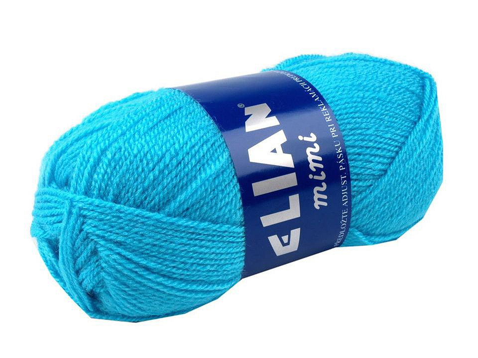 Pletací příze Mimi 50 g, barva 8 (235) modrá azuro
