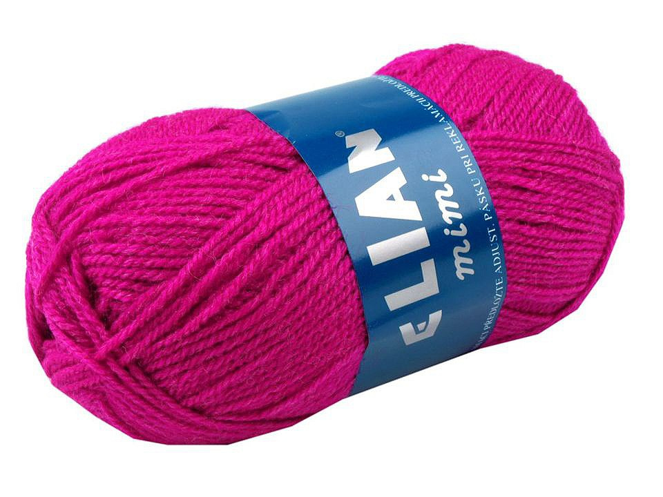 Pletací příze Mimi 50 g, barva 7 (134) pink