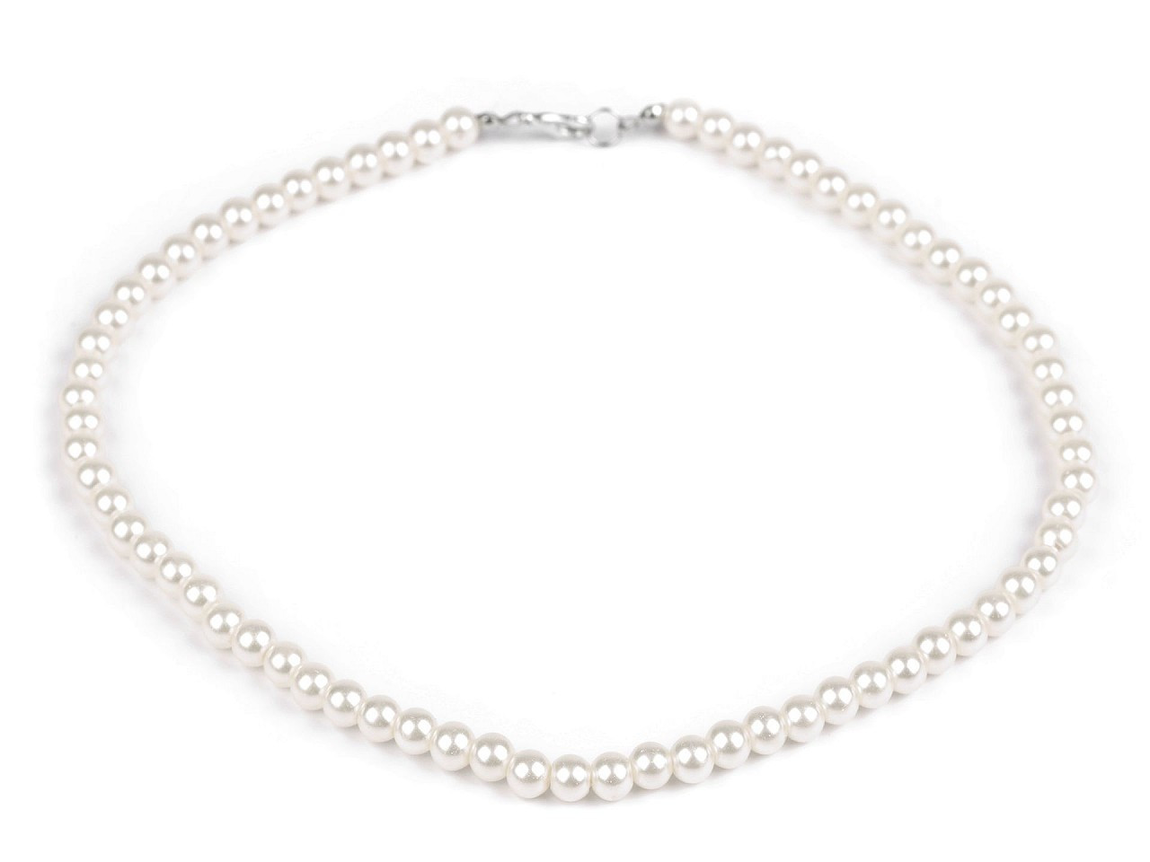 Perlový náhrdelník, barva 2 perlová