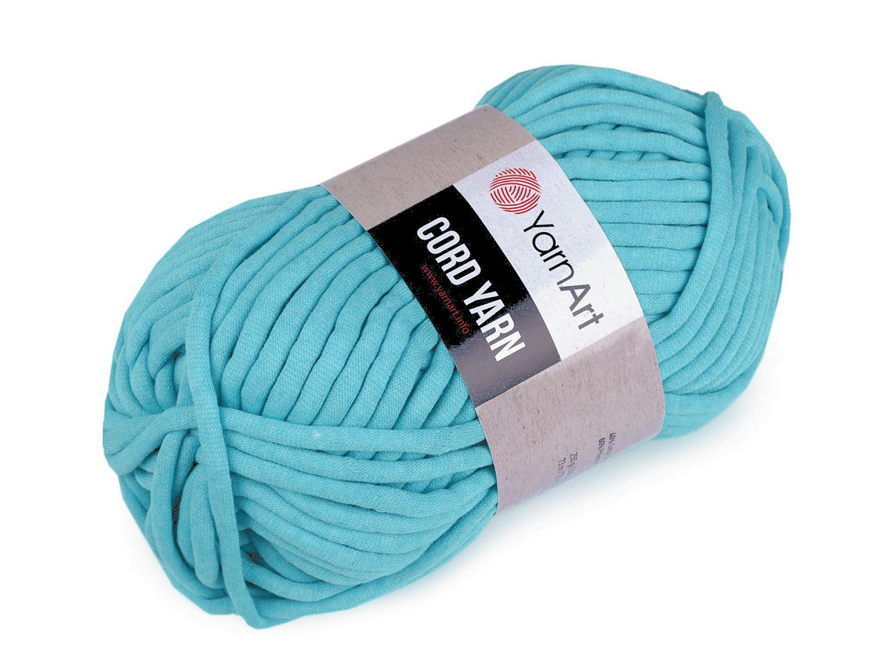 Pletací příze Cord Yarn 250 g, barva 8 (763) modrá tyrkys