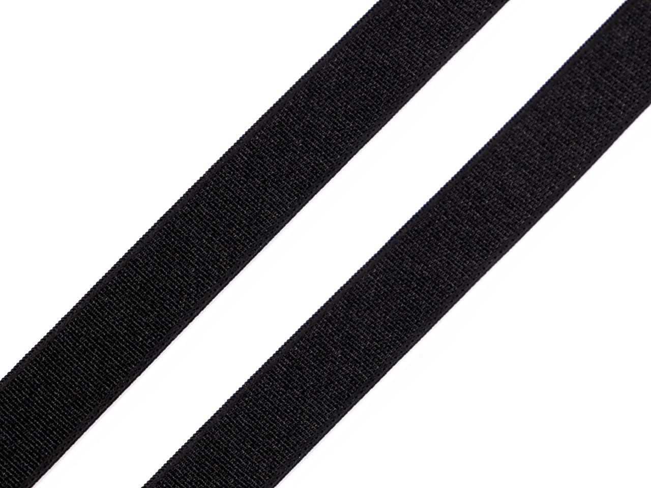Pruženka saténová / ramínková šíře 13 mm, barva černá