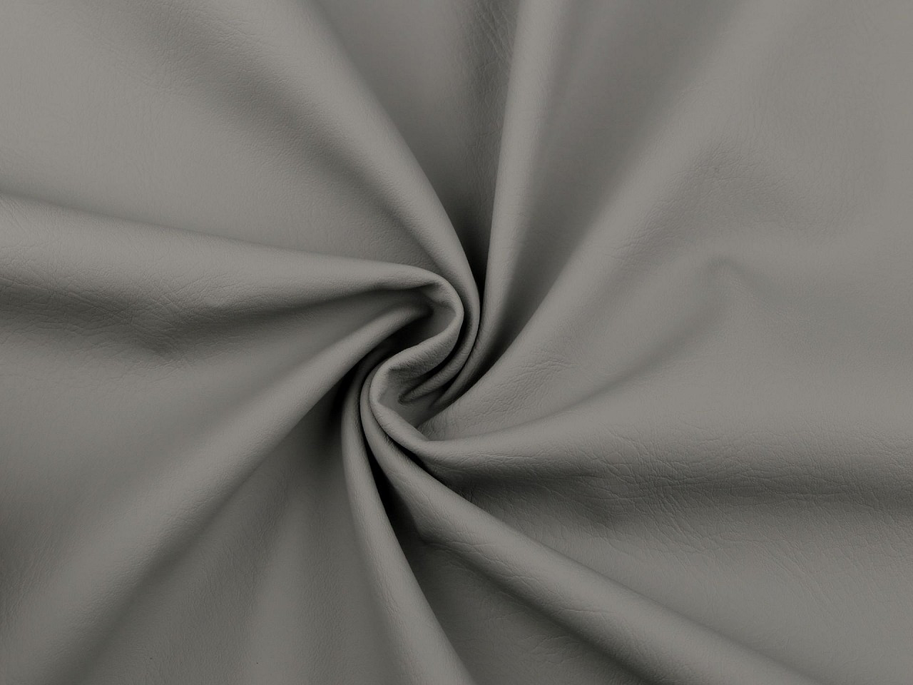 Koženka extra soft dekorační / oděvní podlepená fleecem, barva 4 (425 g/m²) šedá