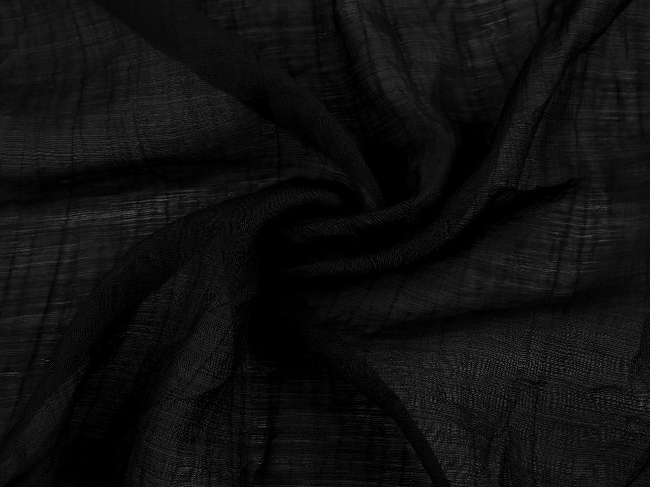 Fáčovina oděvní, barva 10 černá