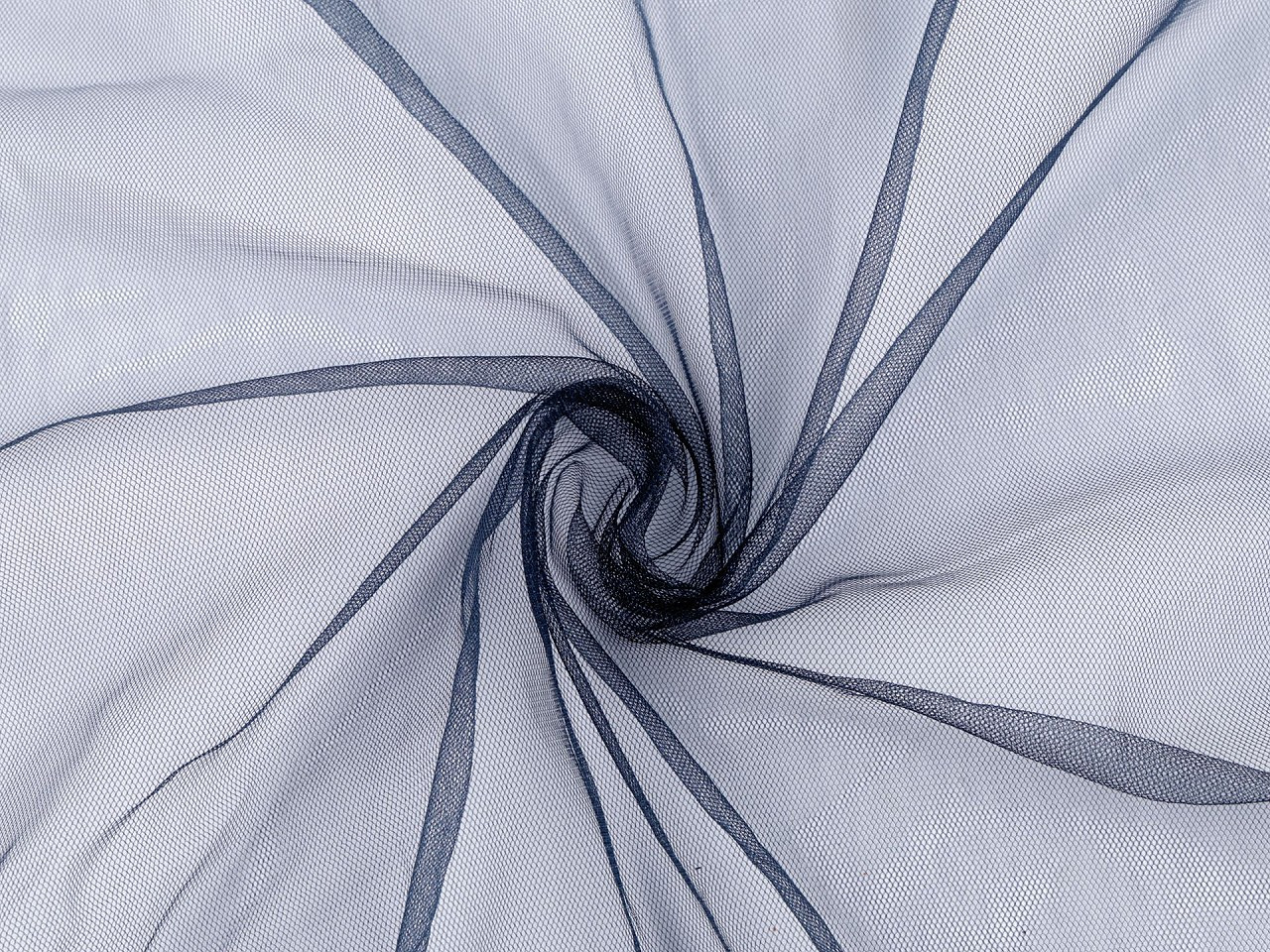 Fotografie Tyl oděvní PAD s leskem, barva 10 modrá tmavá