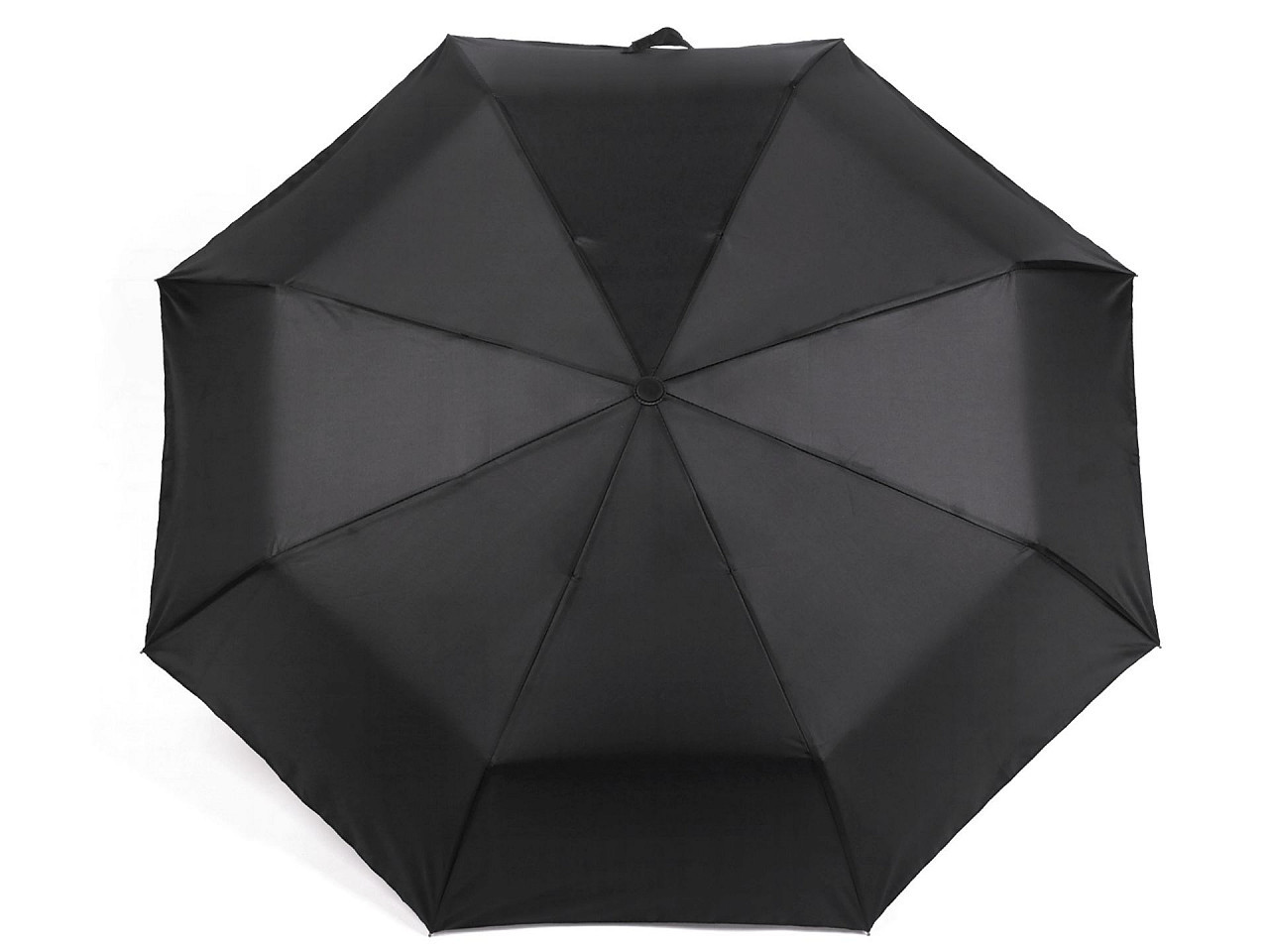 Pánský skládací vystřelovací deštník, barva černá