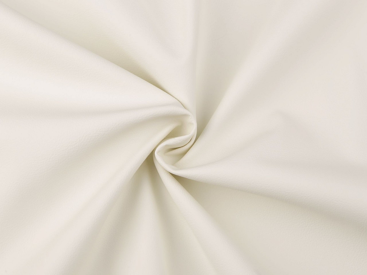 Koženka extra soft dekorační / oděvní podlepená fleecem, barva 1 (430 g/m²) Off White