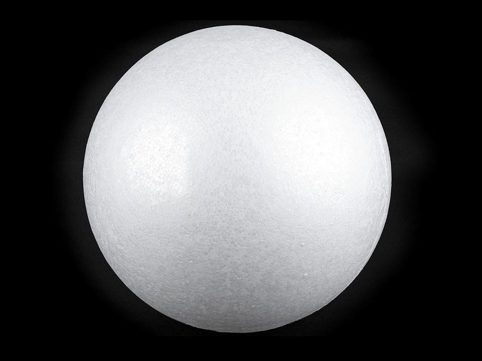 Koule Ø20 cm polystyren, barva bílá