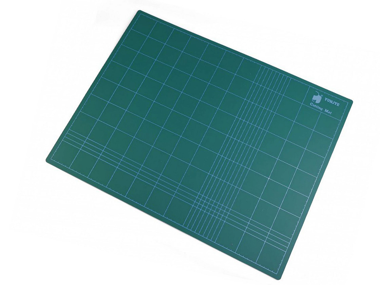 Řezací podložka 45x60 cm oboustranná, barva zelenomodrá