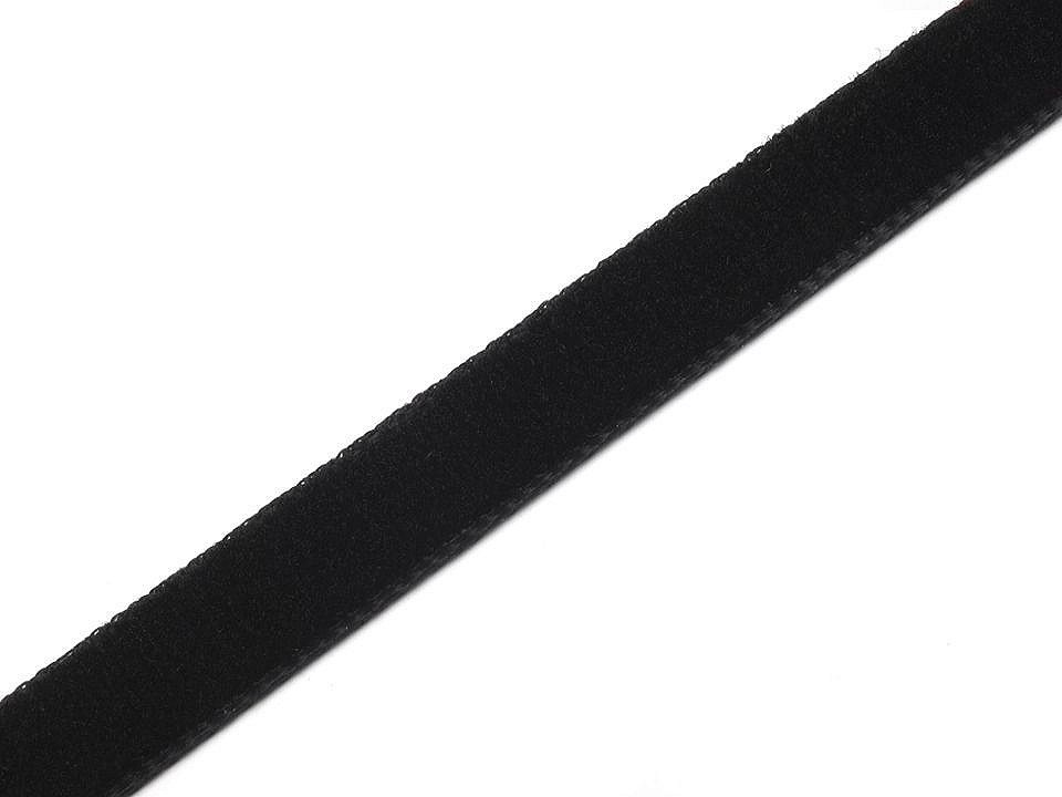 Sametová stuha šíře 6 mm, barva 2 černá