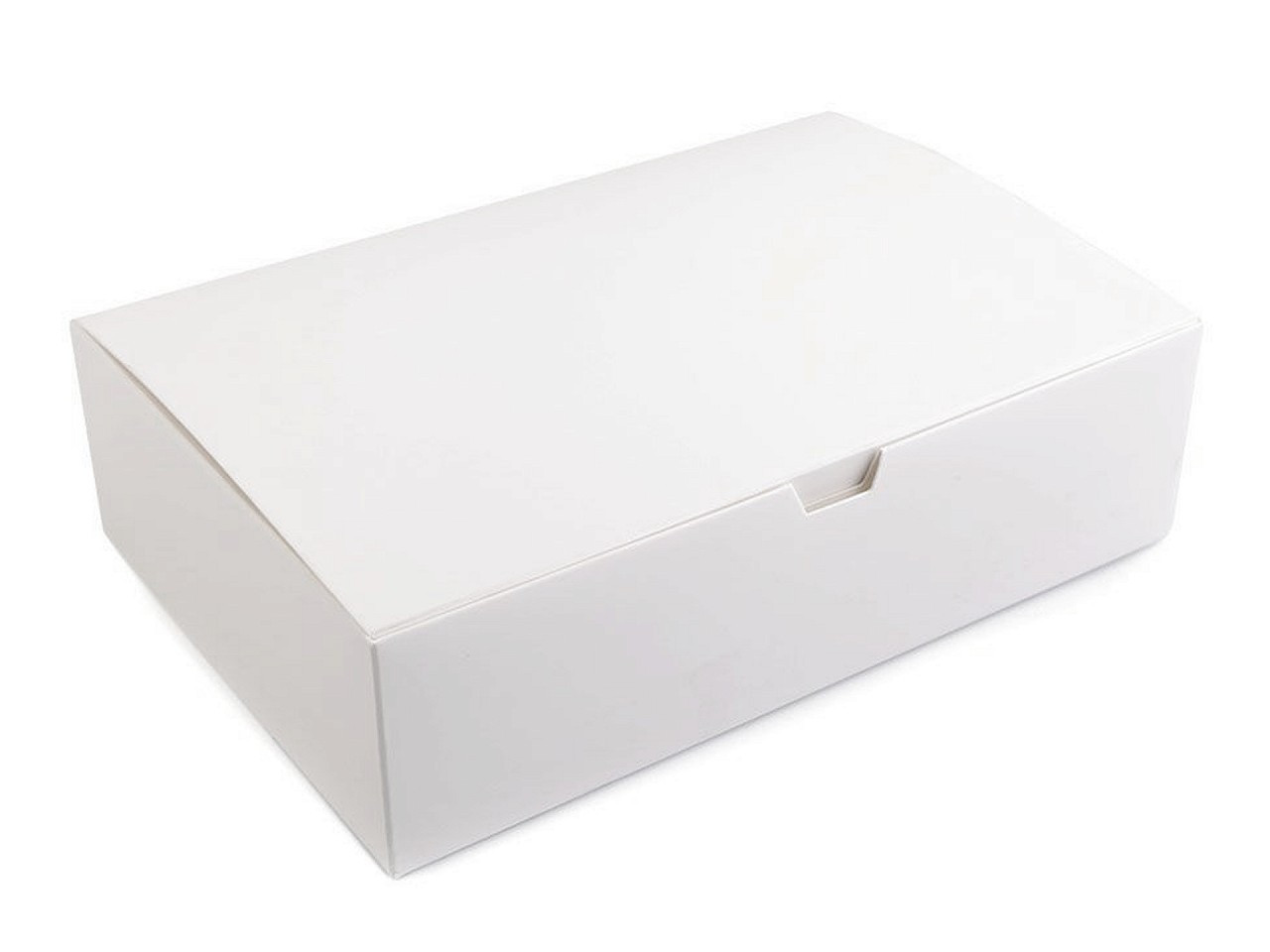 Papírová krabička, barva 1 (12 x 18 cm) bílá