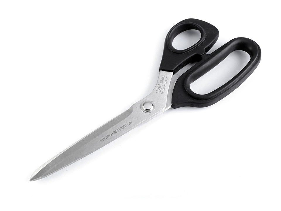 Krejčovské nůžky KAI délka 25 cm, barva černá
