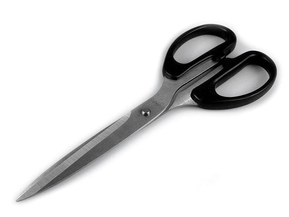 Fotografie Nůžky délka 21 cm, barva černá