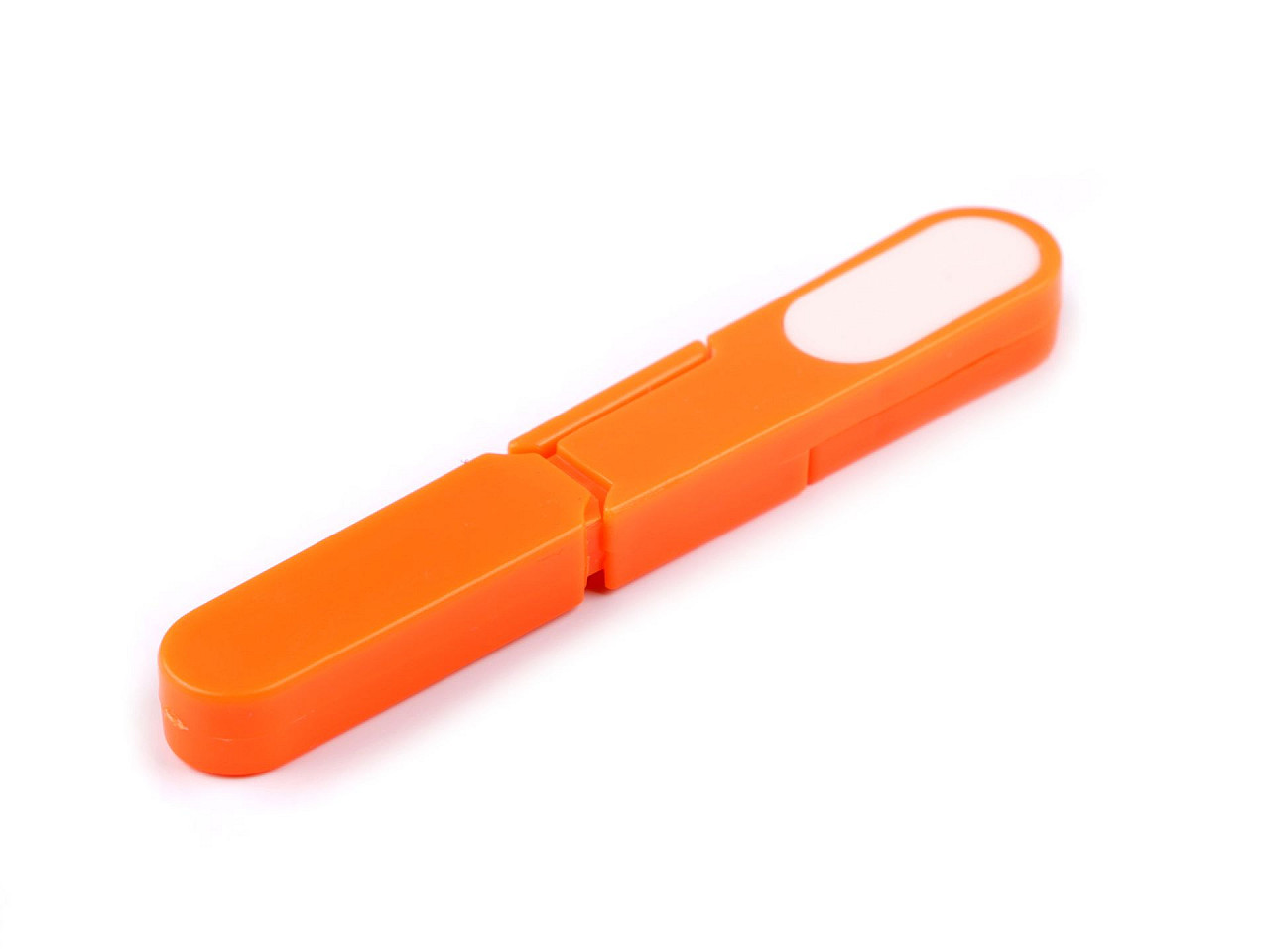 Nůžky cvakačky délka 12 cm, barva 1 oranžová