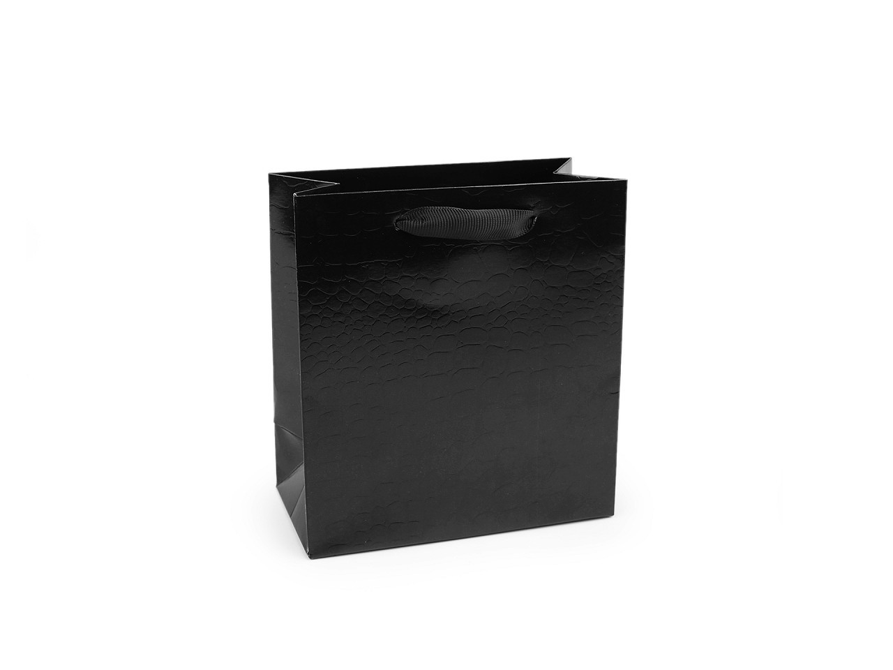 Dárková taška metalická, barva 4 černá