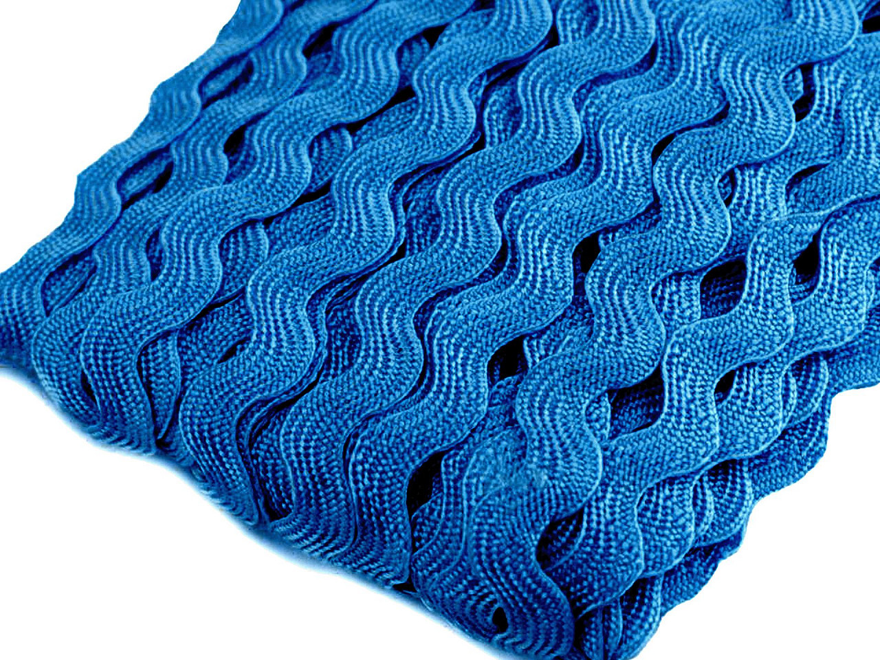 Hadovka - vlnovka šíře 5 mm, barva 29 modrá