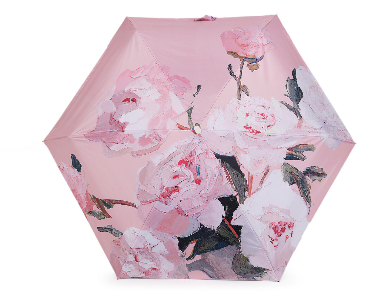 Dámský mini skládací deštník, barva 3 růžová
