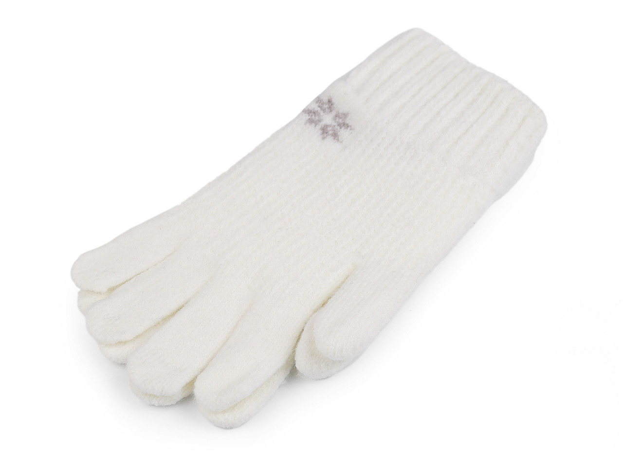 Dámské / dívčí pletené rukavice, barva 6 béžová nejsv.