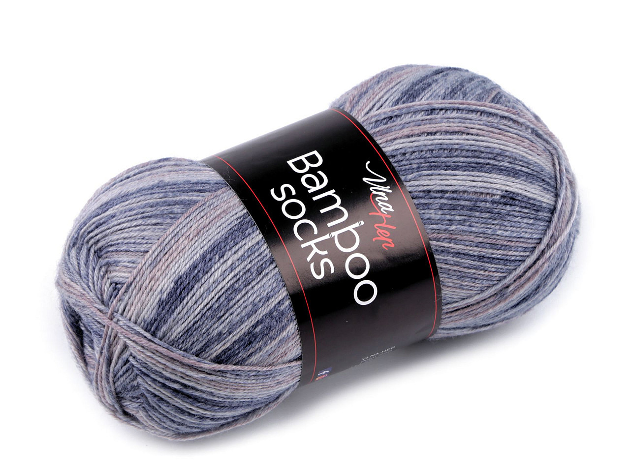 Pletací příze Bamboo Socks 100 g, barva 7 (7908) modrošedá