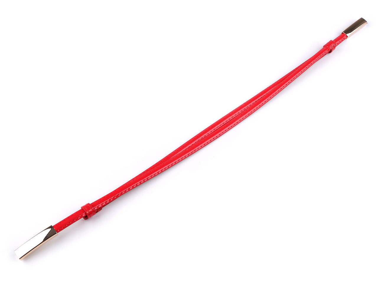 Dámský / dívčí pásek šíře 1 cm, barva 3 červená
