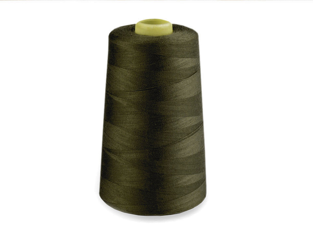 Polyesterové nitě pro overlocky i klasické šití návin 5000 yards PES 40/2, barva 623 Hunter Green