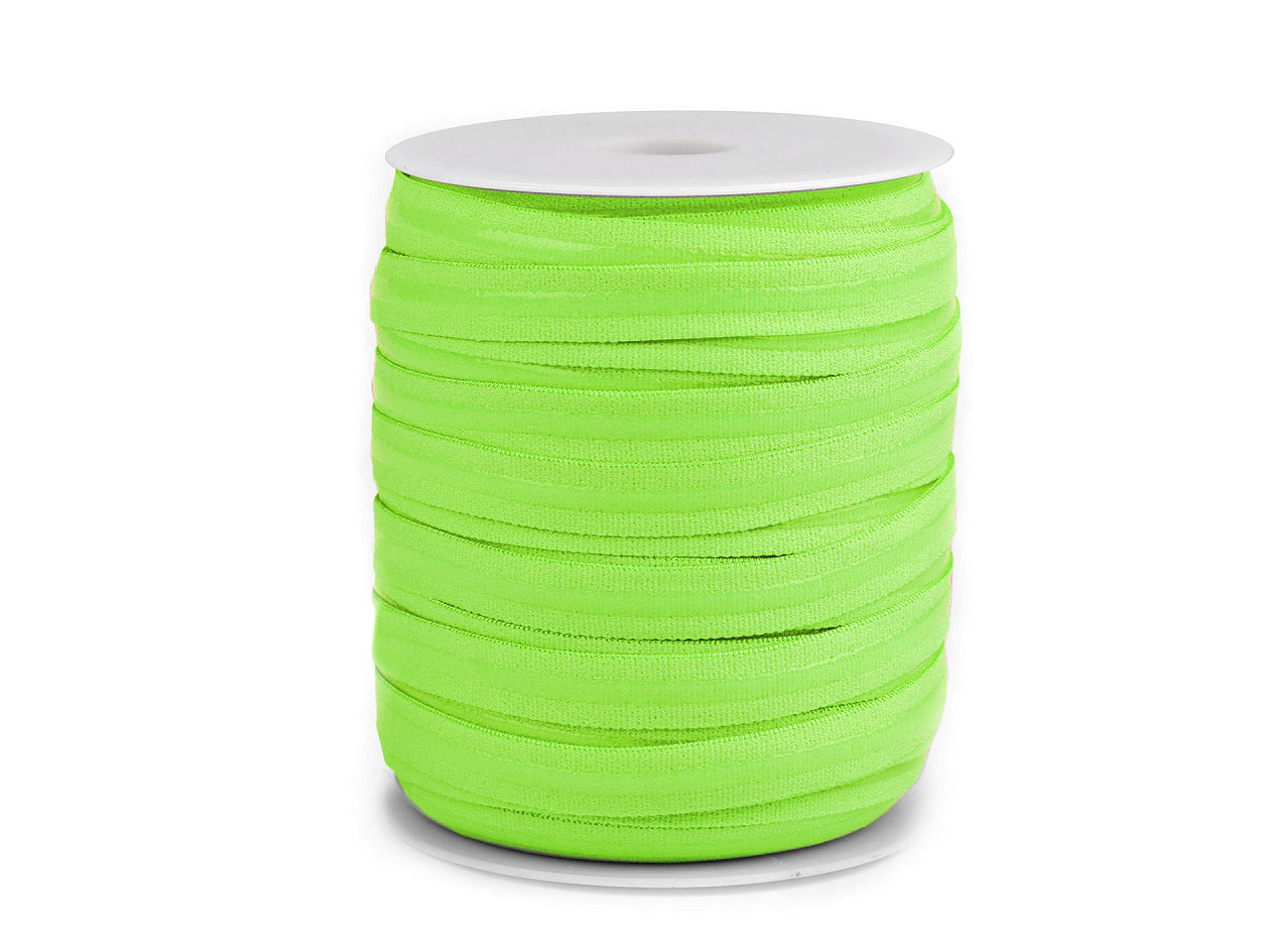 Pruženka šíře 12 mm se silikonem, barva 3 zelená neon