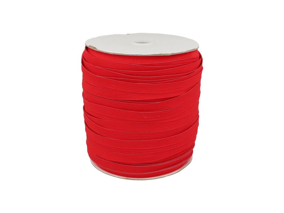 Pruženka šíře 10 mm galonová barevná, barva Červená (148)