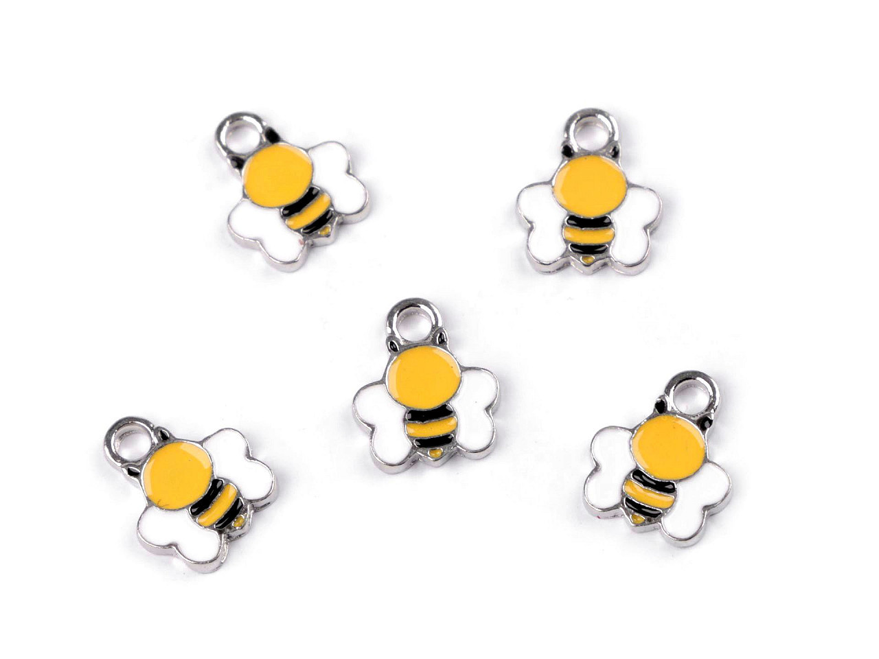 Přívěsek mini zvířátka, barva 2 (B78007) žlutá včelka